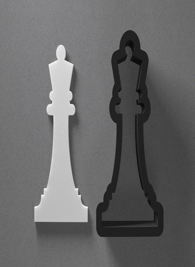 EROTNGO Queen Chess Piece Shape Polymer Clay Cutter Earring Jewelry Tool for Mini Studs Dangle Pendants and Cookie Dough Shaping with Sharp Tapered Edge for Board Game Strategy Theme DIY Craft - Image 1